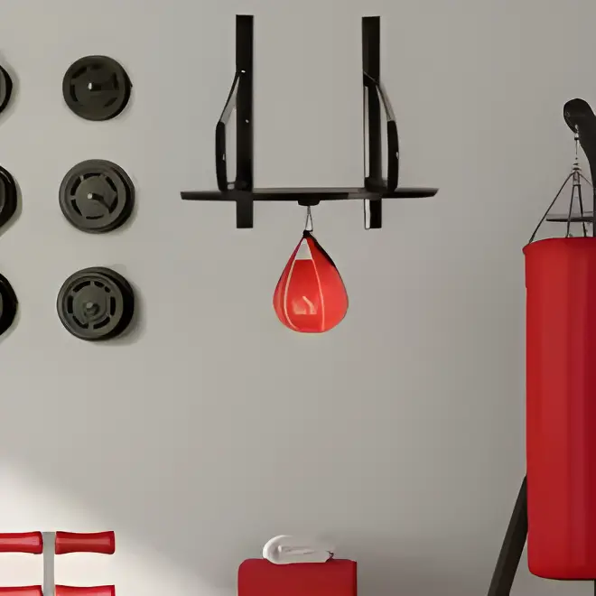 Ballon de Boxe Mural – Entraînement Réflexes, Vitesse et Coordination Professionnel - Kickix