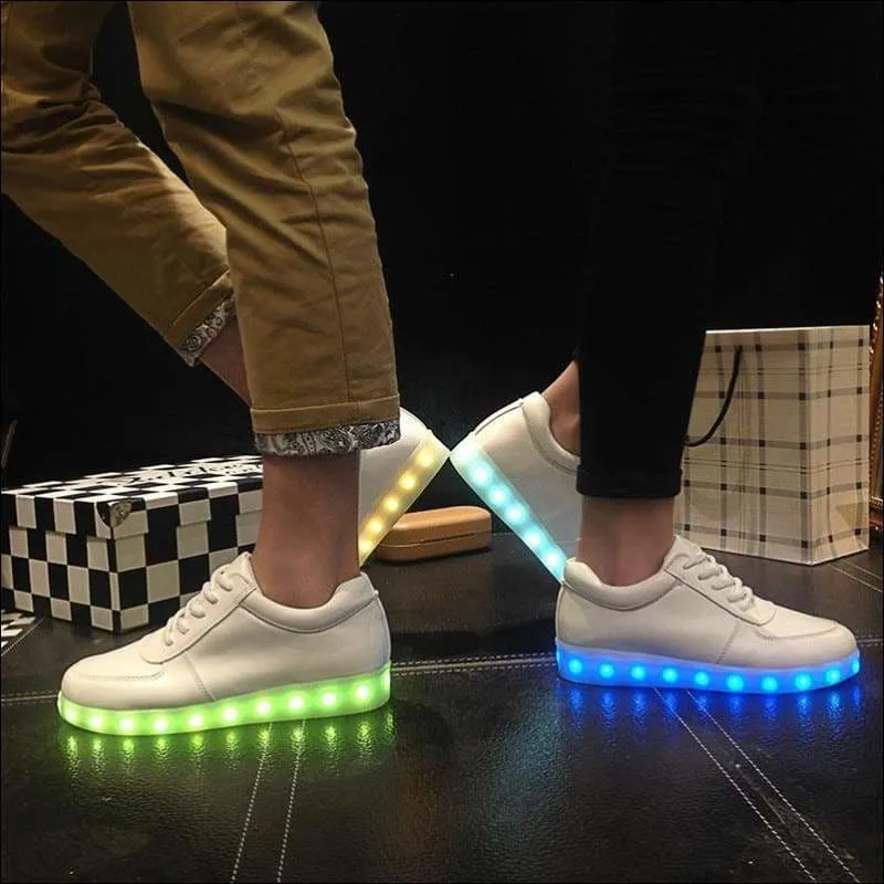 7 Colors Kid Luminous Sneakers Shoes