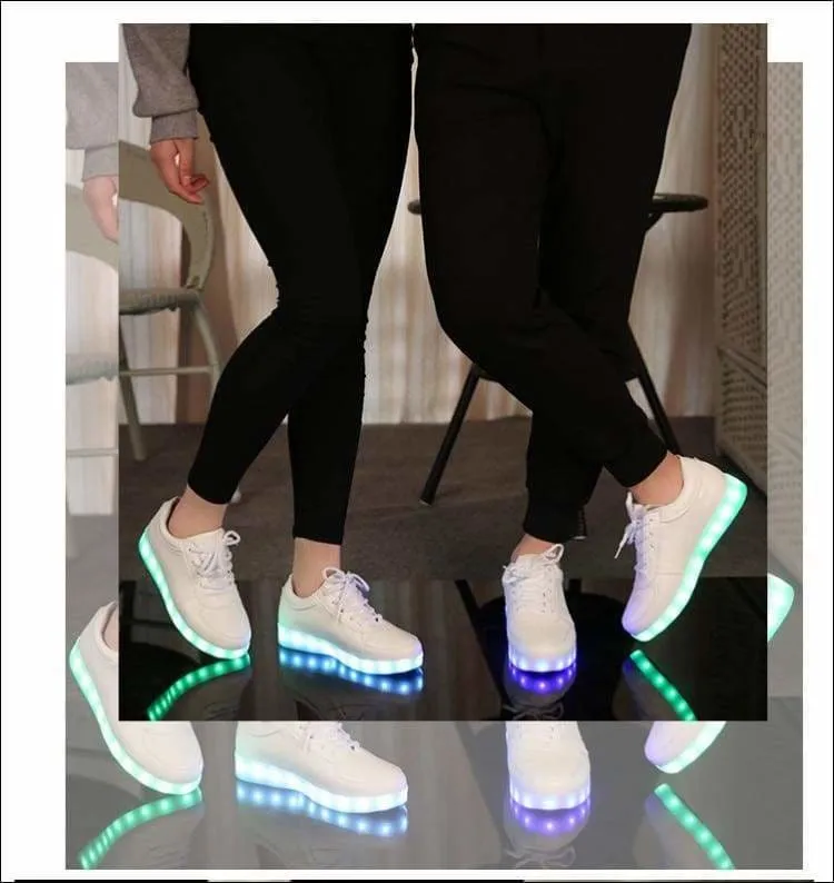 7 Colors Kid Luminous Sneakers Shoes