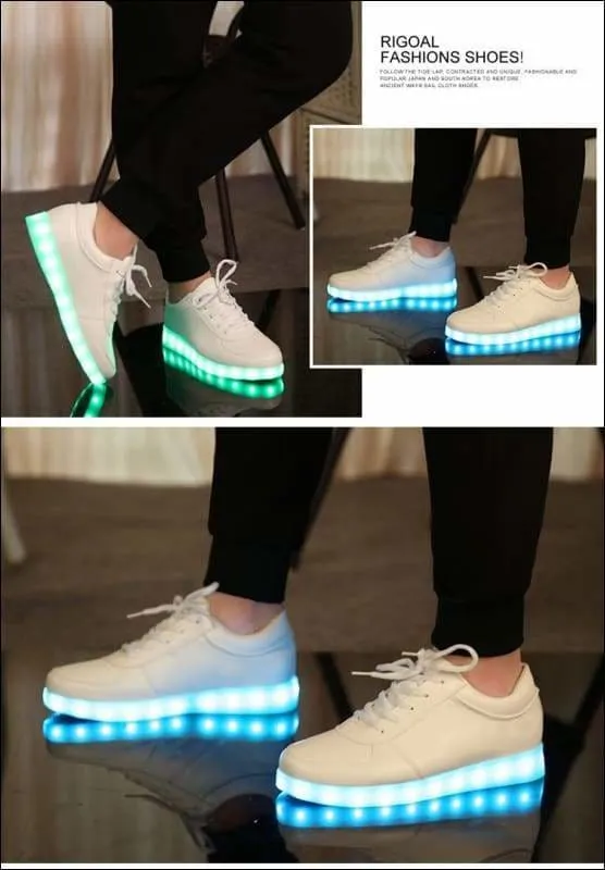 7 Colors Kid Luminous Sneakers Shoes