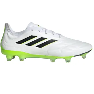 adidas Copa Pure.1 FG Football Boots - Adult - White/Black/Lucid Lemon