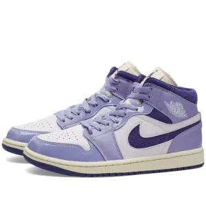 Air Jordan 1 Mid SE W, lilac/white