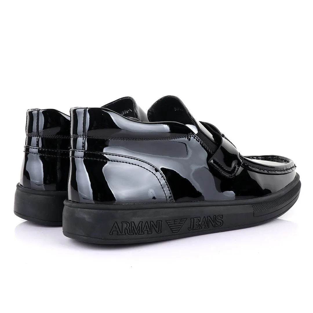 ARM Classic Wetlips Black Leather shoe