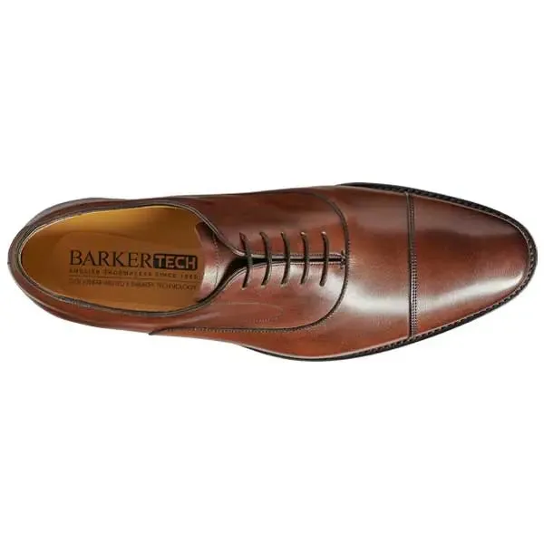 BARKER Wright Shoes - Mens Oxford Style - Walnut Calf