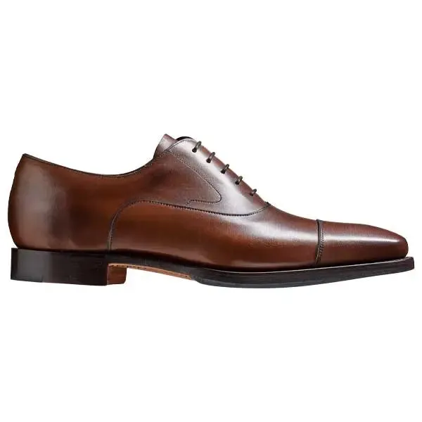 BARKER Wright Shoes - Mens Oxford Style - Walnut Calf