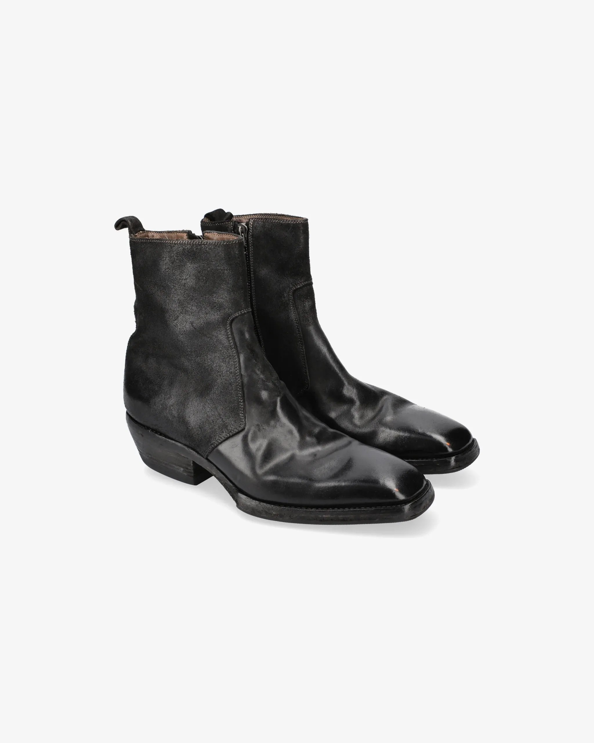 Beren Brass Black Ankle Boots 31170H