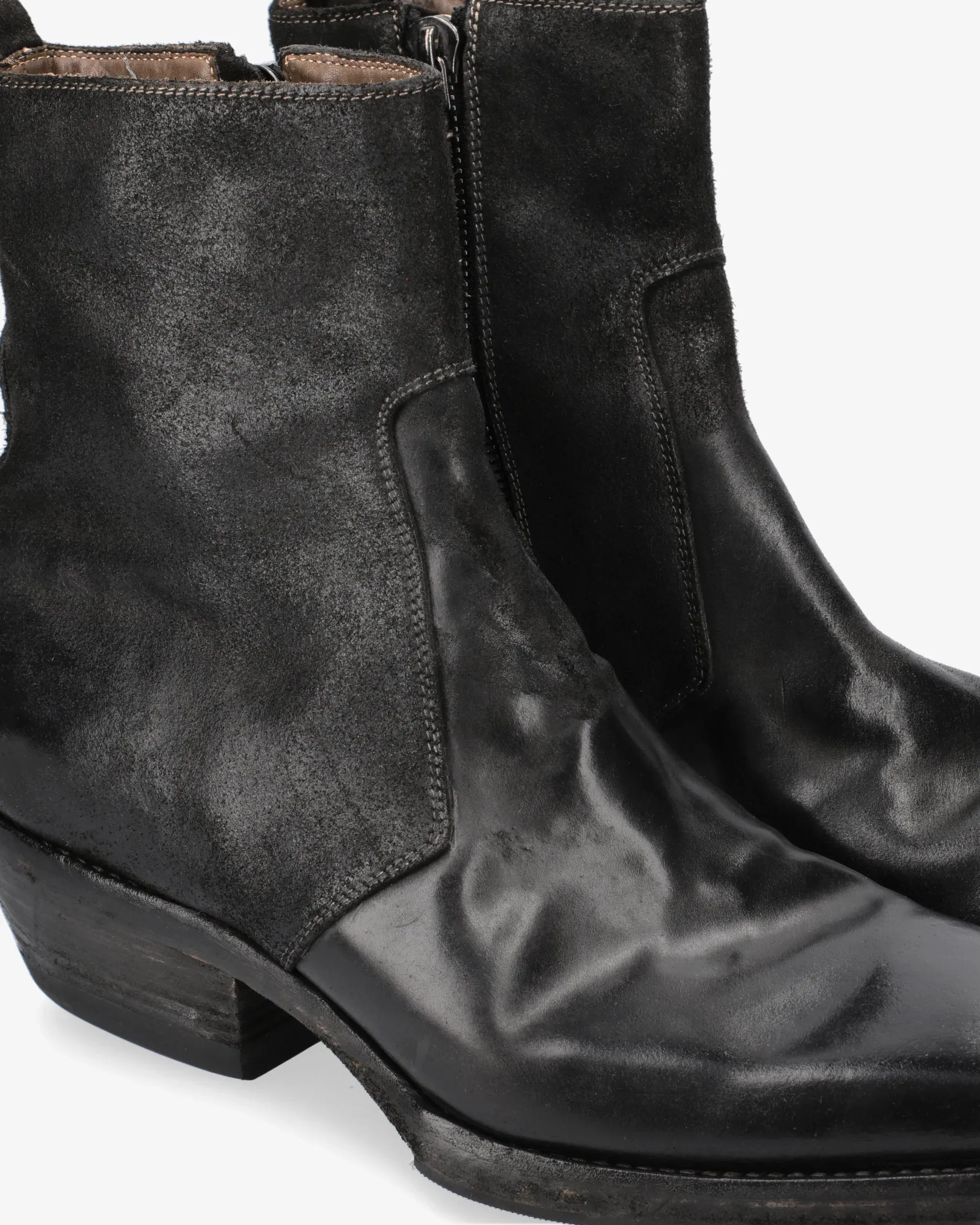 Beren Brass Black Ankle Boots 31170H