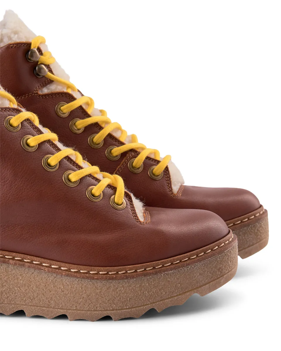 Bex boot leather - BROWN