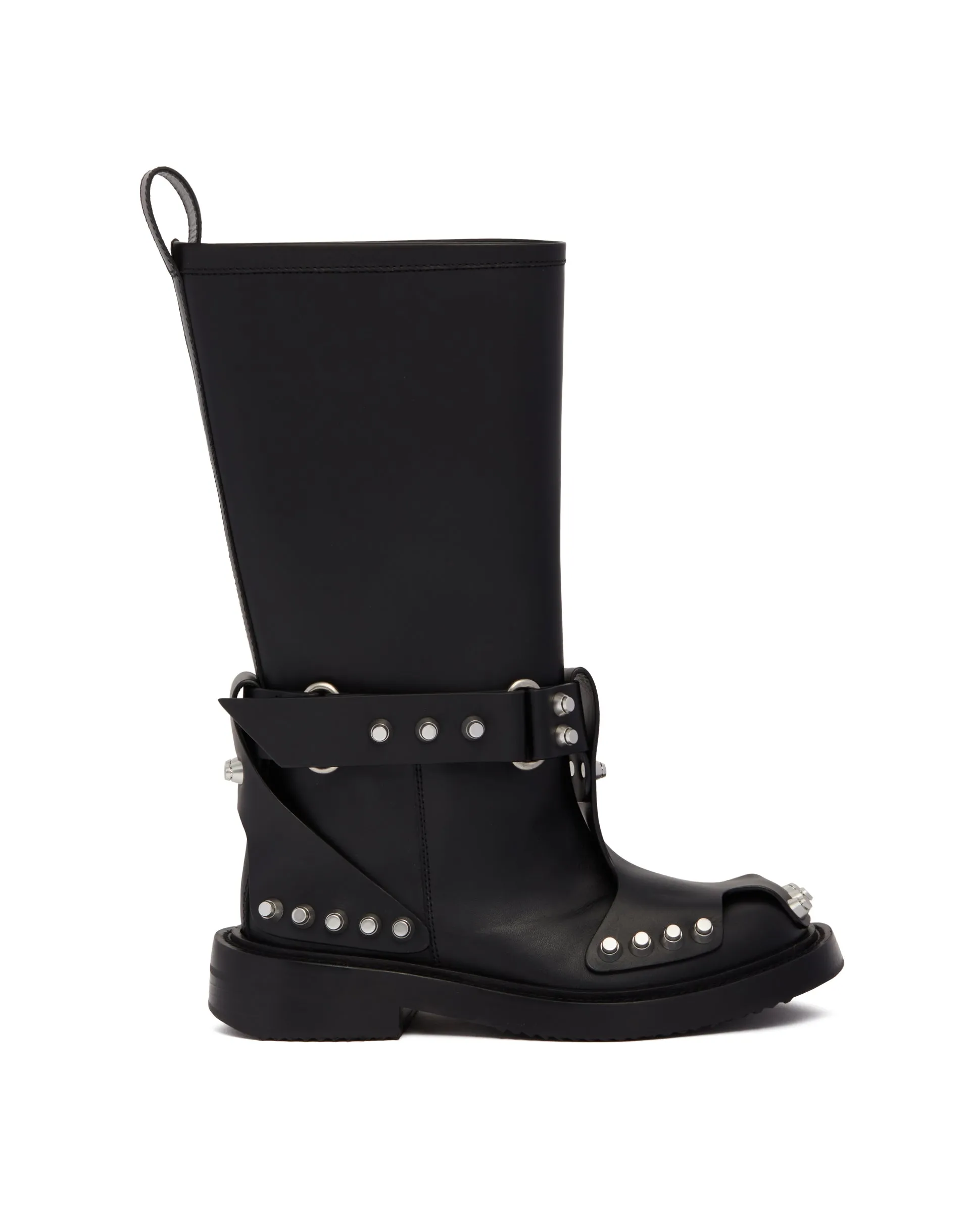 Black Dixon Buckle Boots