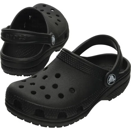 Classic clogs – children's Crocs, black