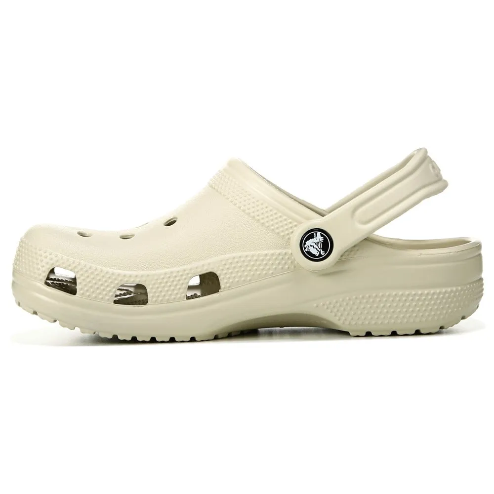 Classic Crocs clogs, bone color