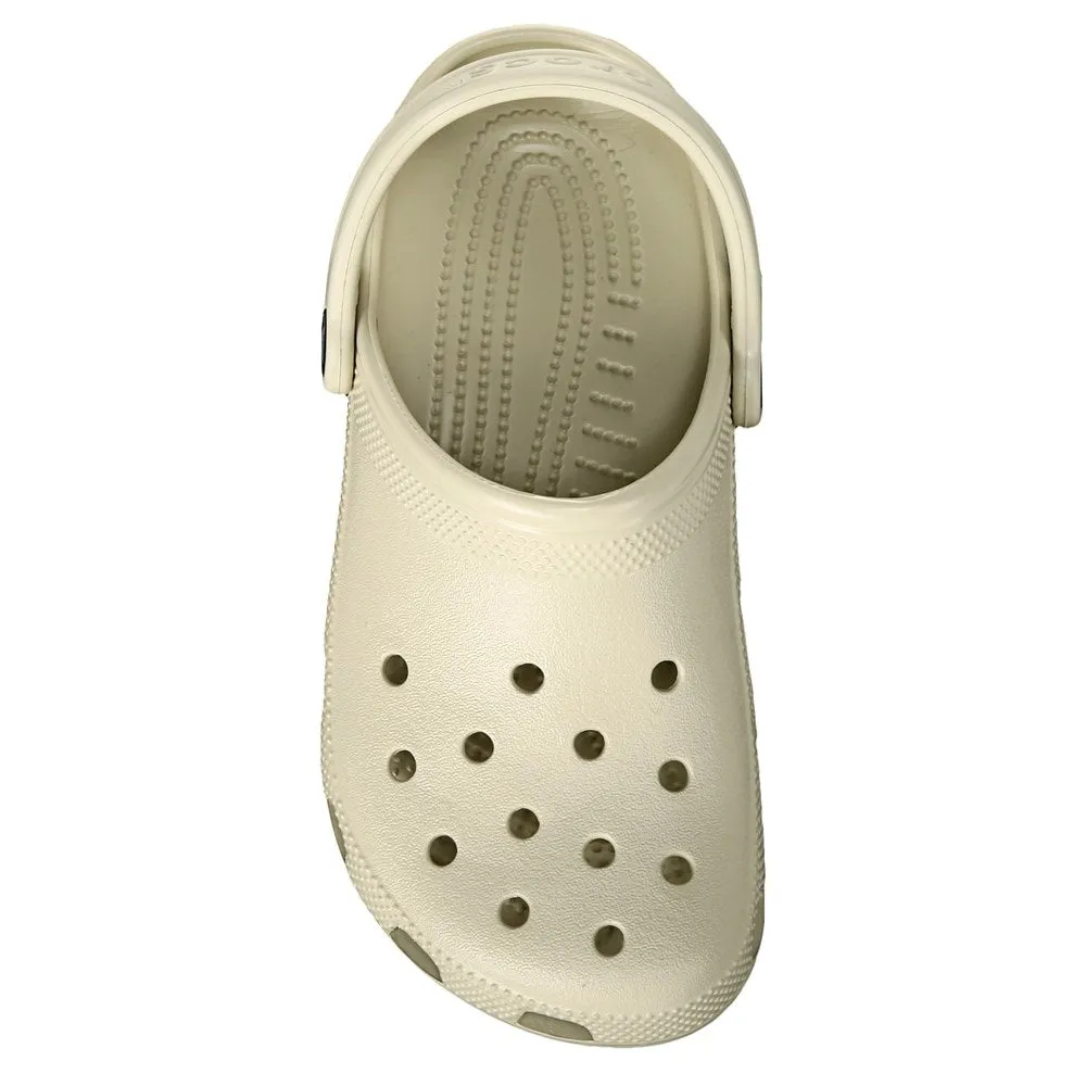 Classic Crocs clogs, bone color