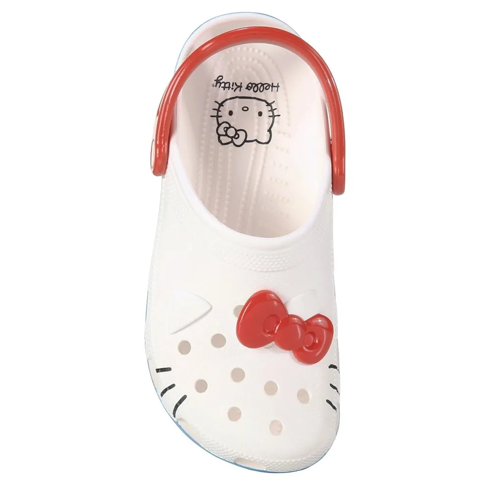 Classic Hello Kitty Crocs clogs, white