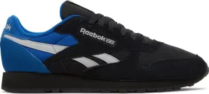 Classic leather 'black vector blue' Reebok sneakers, black