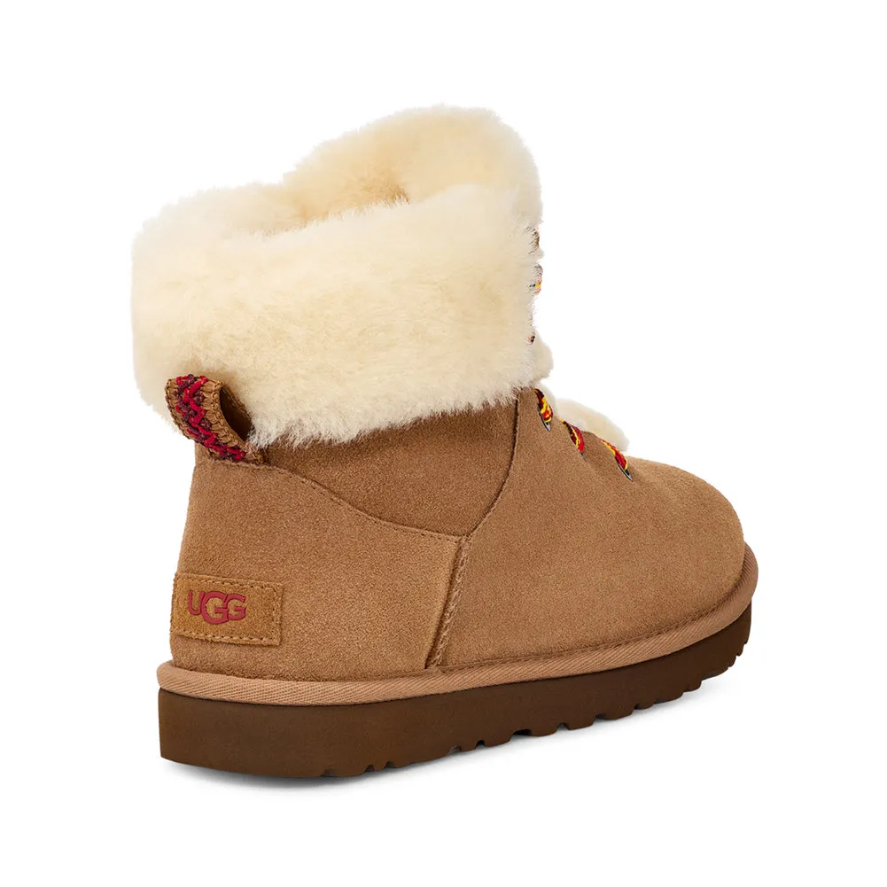 Classic Mini Alpine Lace in Chestnut by UGG