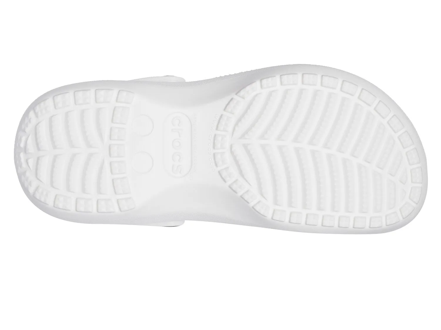 Crocs Classic Platform clogs, white