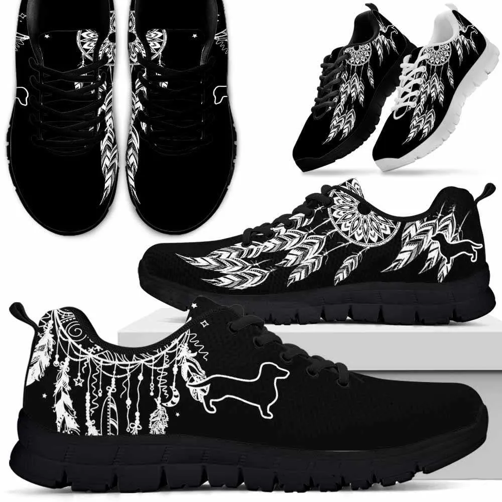 Dachshund Sneaker, Dachshund Dreamcatcher Sneakers Running Shoes Gift Women Men, Dachshund Shoes