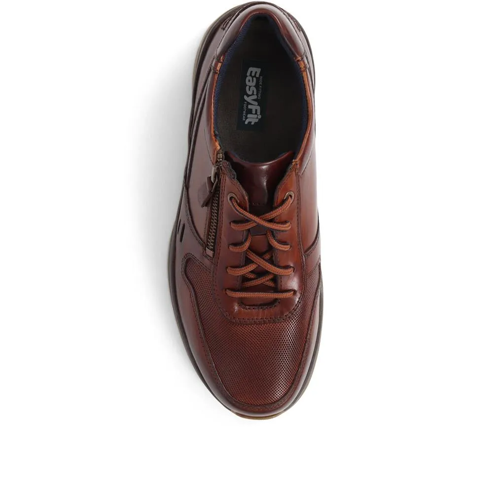 Dual-Fastening Leather Shoes  - DINO / 325 166