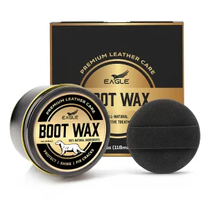 Eagle Leather Boot Waterproofing Wax - Snow Seal Waterproofing For Boots & Shoes - Made with All-Natural Ingriedients, Beeswax Conditioner & Sealer for All Leather Goods