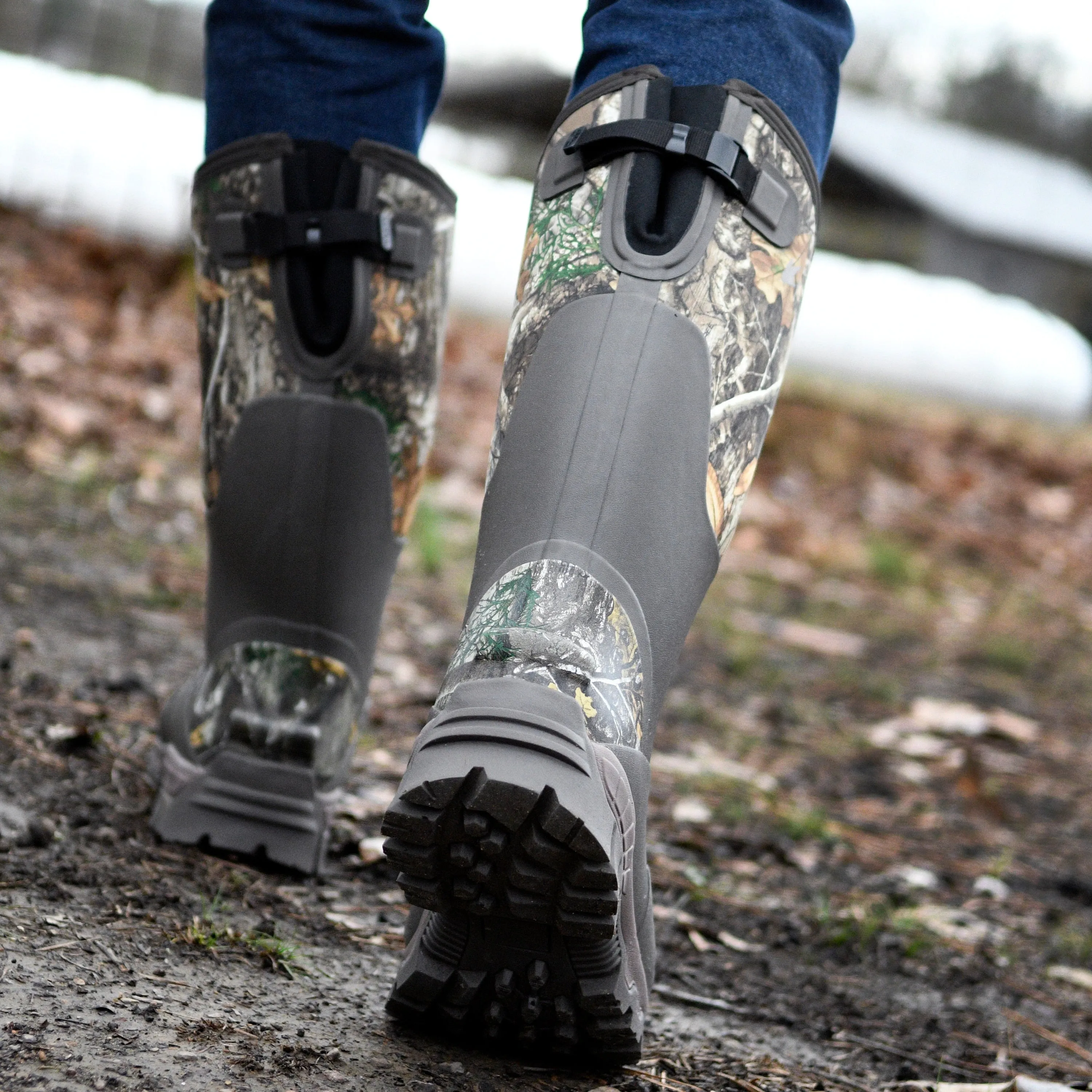 Frogg Toggs Mens Mossy Oak Bottomland Ridge Buster Waterproof 7mm Knee Boot