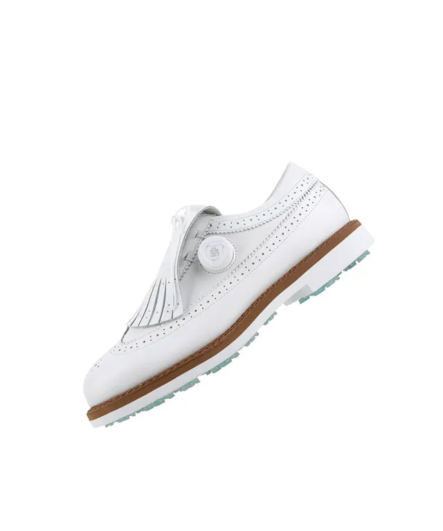 HENRY STUART Spinner Autolock Classic Golf Shoes - White