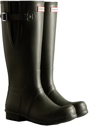 Hunter Wellies Mens Original Side Adjustable Dark Olive