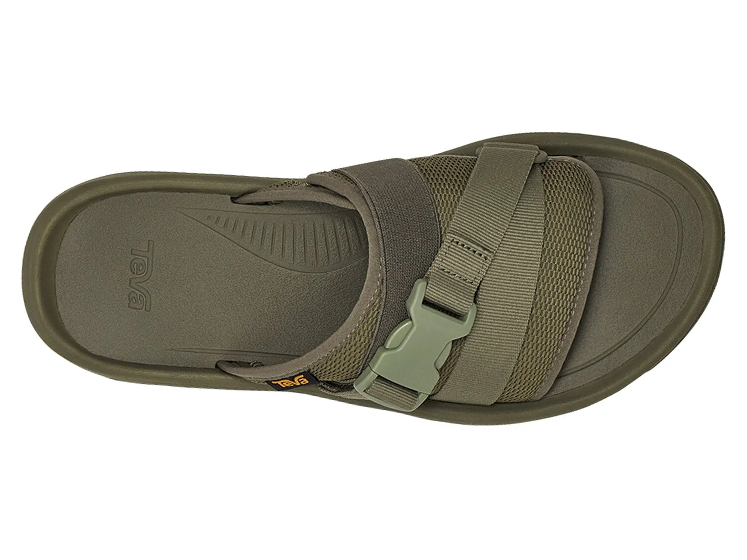 Hurricane Verge Teva Flip Flops, Olive Green