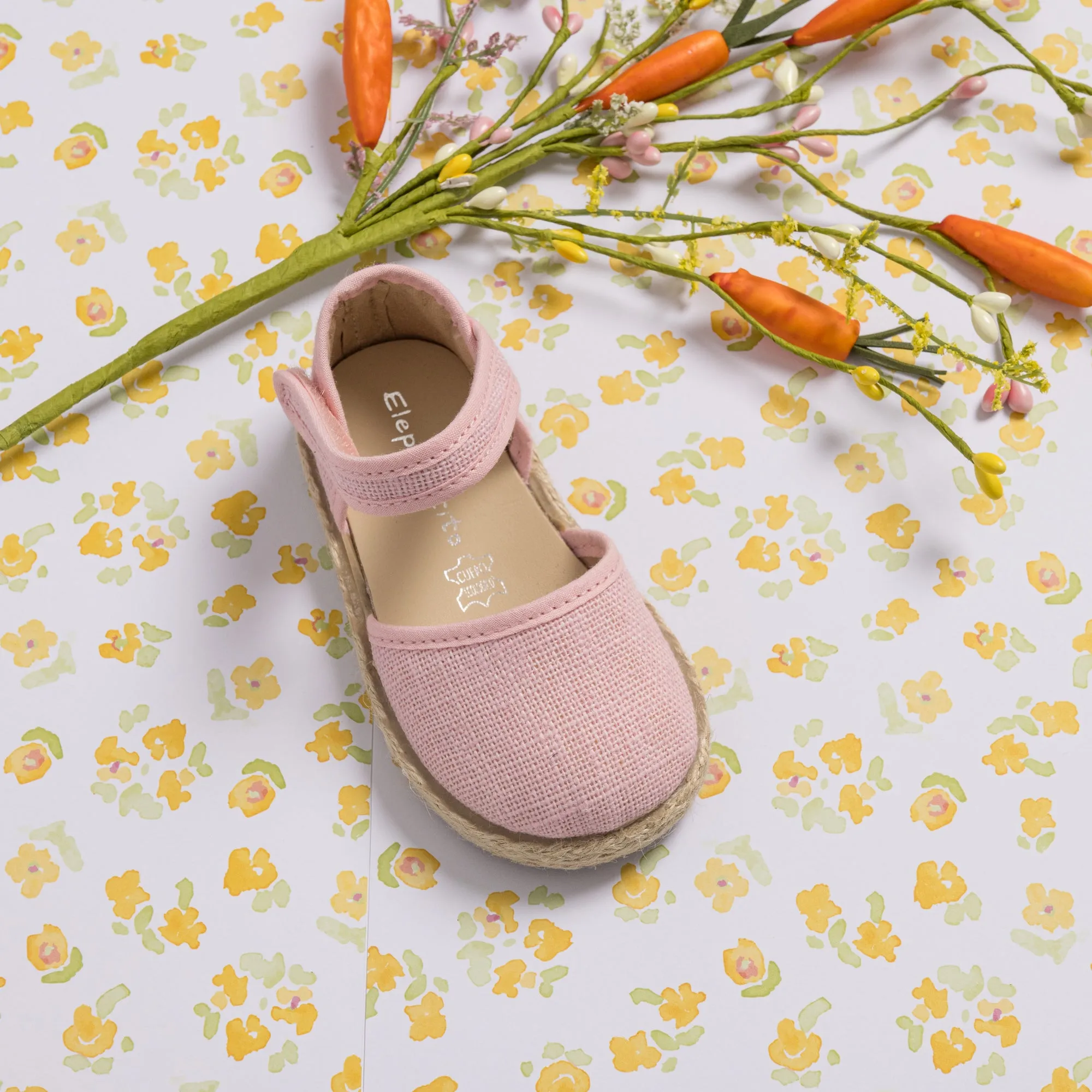 Linen Classic Espadrille Pink