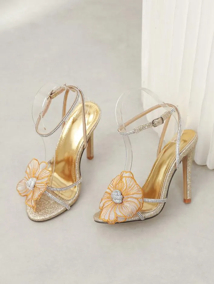 Liz Embellished Butterfly High Heels