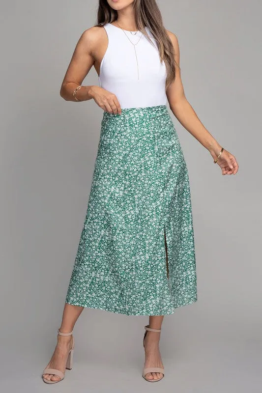 Madeline Floral Midi Skirt