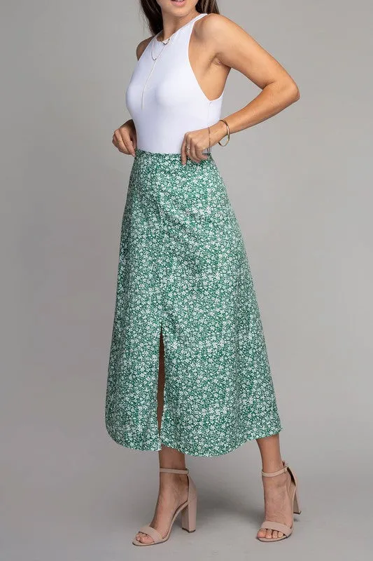 Madeline Floral Midi Skirt