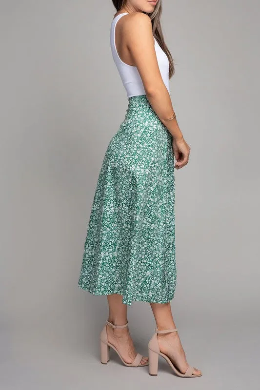 Madeline Floral Midi Skirt