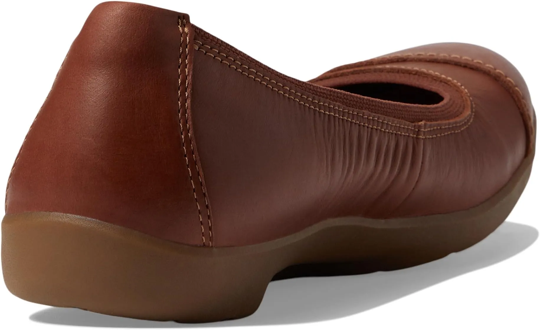 Meadow Opal Clarks ballerinas, light brown leather