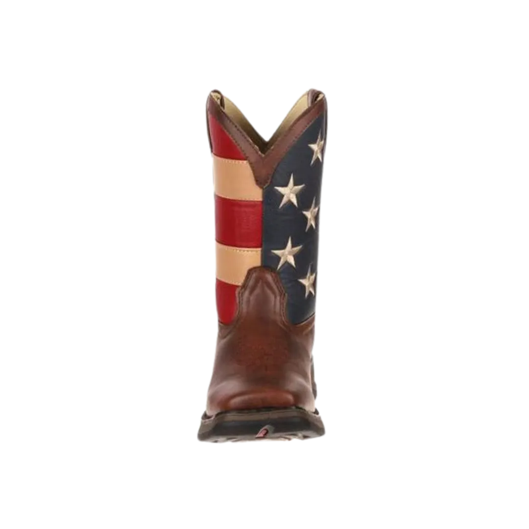 Rocky Lil' Durango Kid's Patriotic Flag Boot