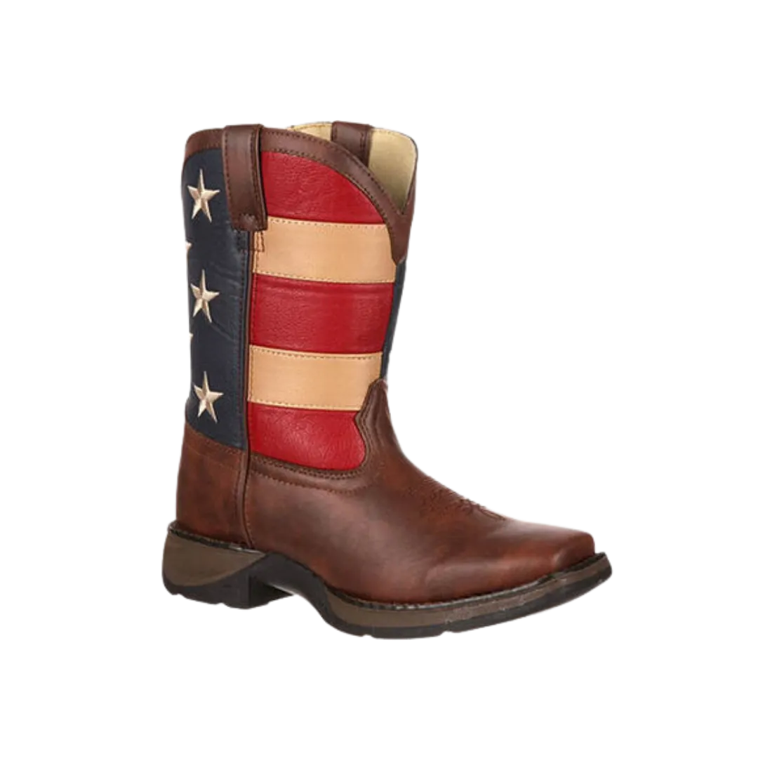 Rocky Lil' Durango Kid's Patriotic Flag Boot