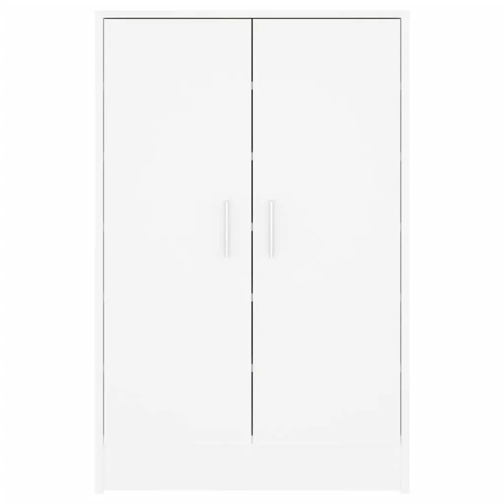 Shoe Cabinet White 60x35x92 cm Engineered Wood