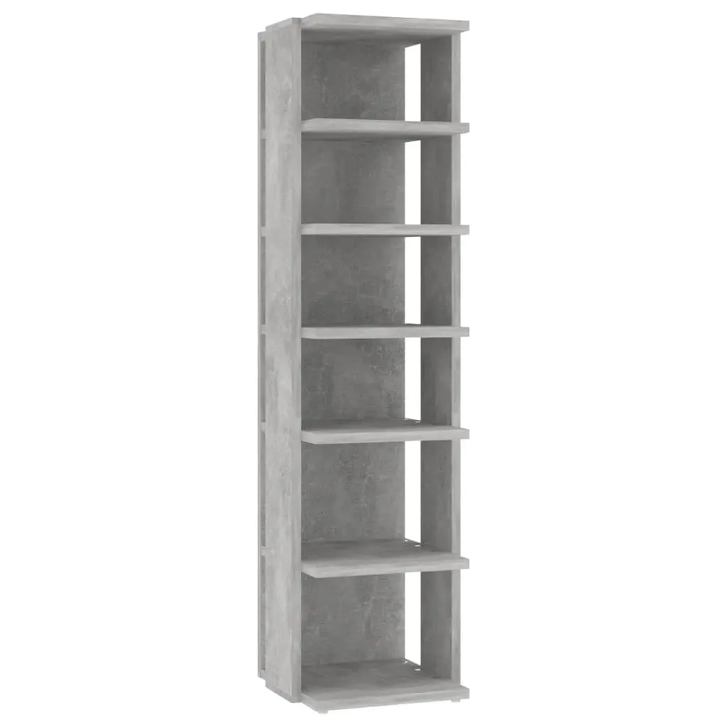 Shoe Cabinets 2 pcs Concrete Grey 25x27x102 cm