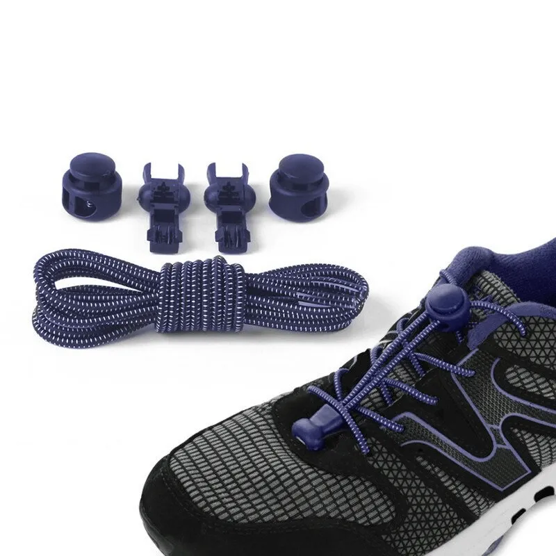 Stylish Elastic Laces for Sports Shoes without Ties with Spring Buckles - SF1127