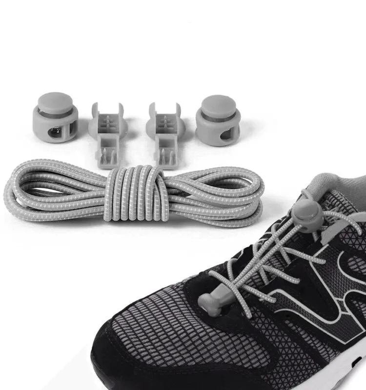 Stylish Elastic Laces for Sports Shoes without Ties with Spring Buckles - SF1127