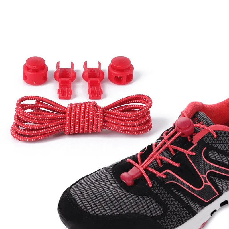 Stylish Elastic Laces for Sports Shoes without Ties with Spring Buckles - SF1127