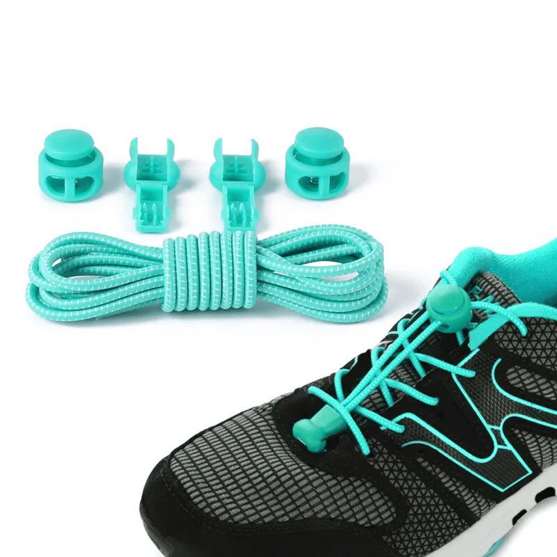 Stylish Elastic Laces for Sports Shoes without Ties with Spring Buckles - SF1127