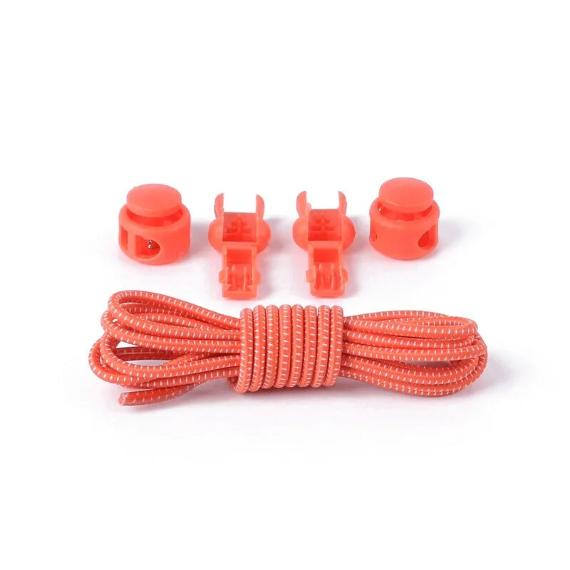 Stylish Elastic Laces for Sports Shoes without Ties with Spring Buckles - SF1127