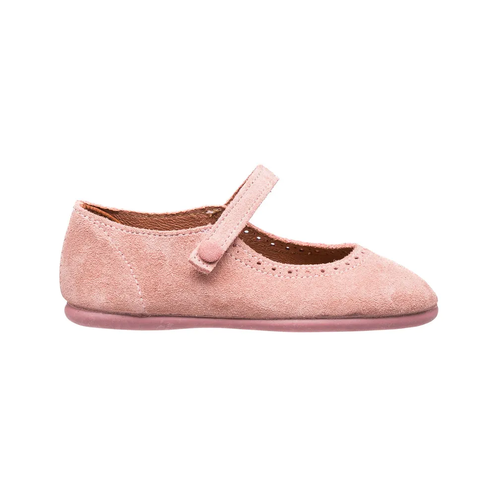 Suede Mary Jane Rose