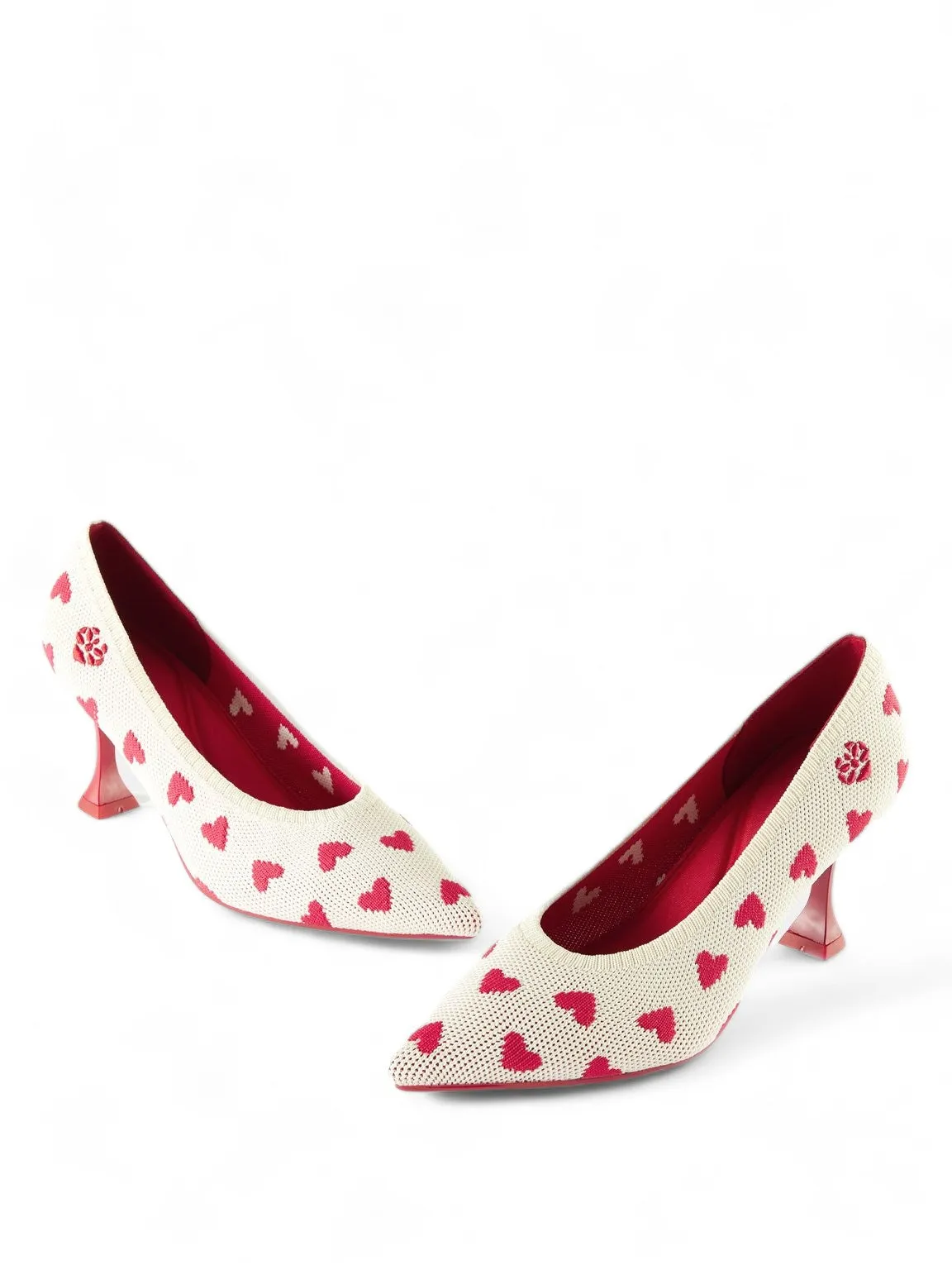 Sweet Heart Heel Pumps