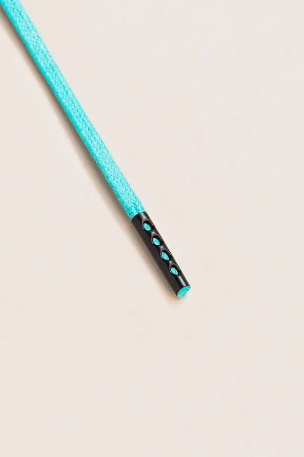 Turquoise | 4 mm Round Waxed Shoelaces