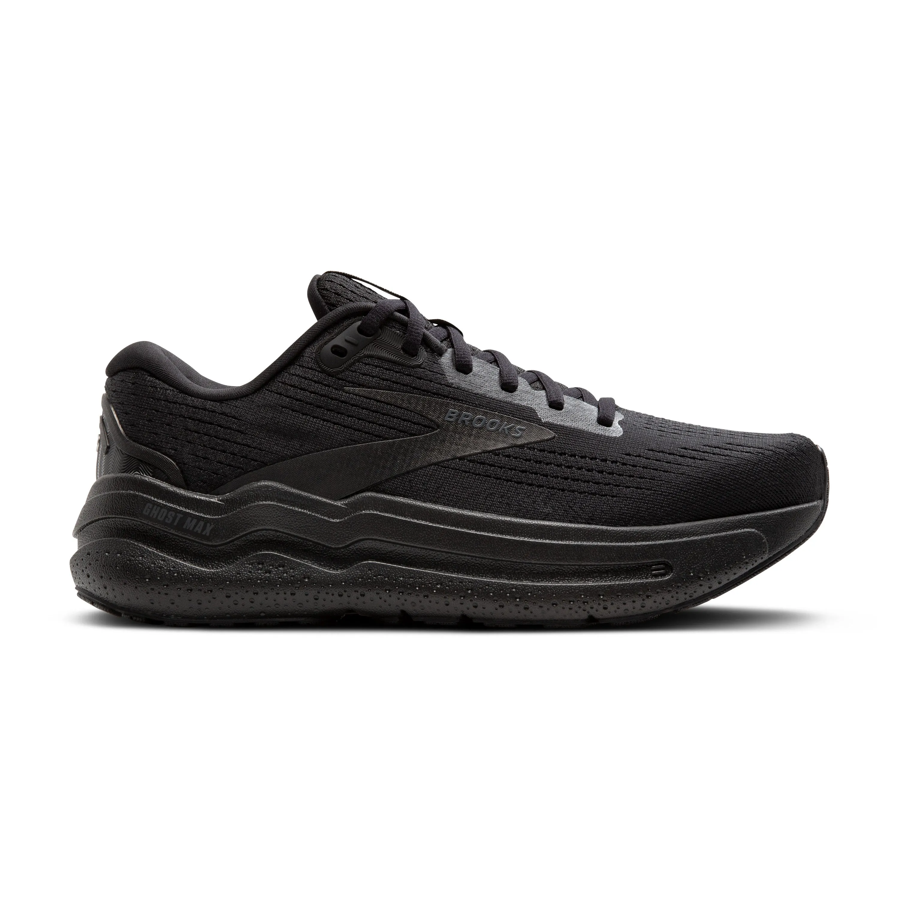 Women's Brooks Ghost Max 2 Color: Black/Black/Ebony