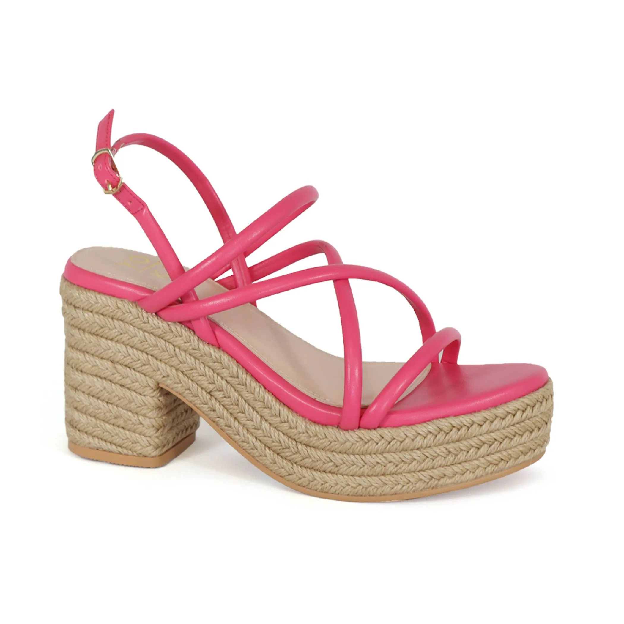 YOKI LENITA Women's Platform Heel With Espadrilles